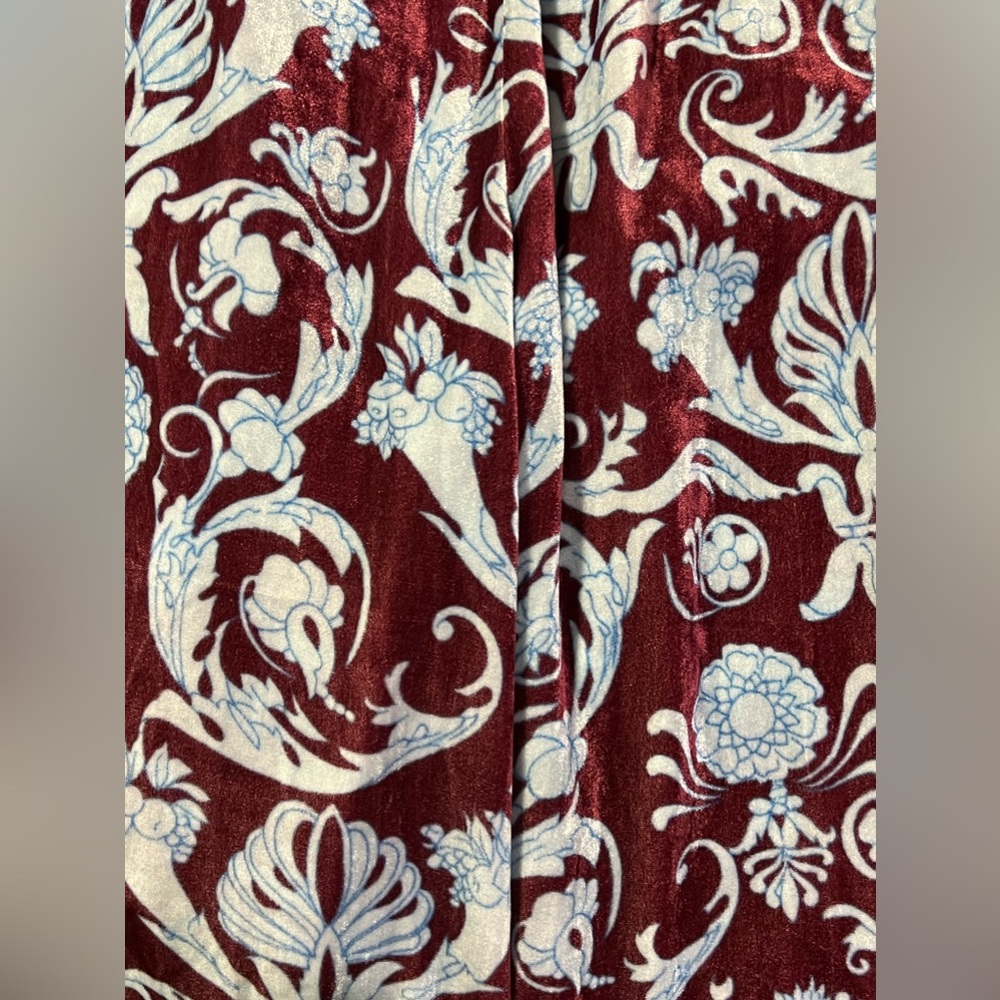 la doublej brocade palazzo pants size M